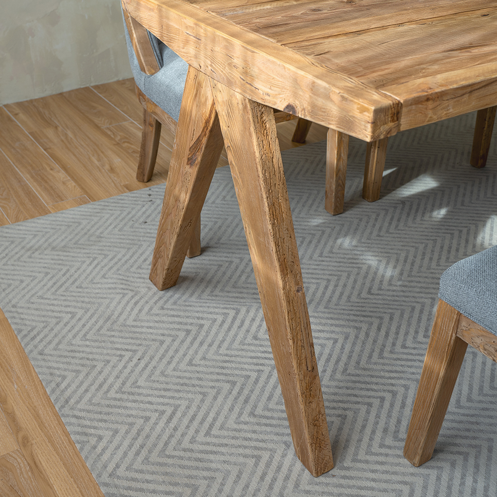 드니 고재 원목 4인용 식탁 세트