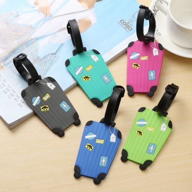 캐리어모양 가방 캐리어 네임택 러기지택 이름표 GWM 01.캐리어네임택( - 상품 이미지