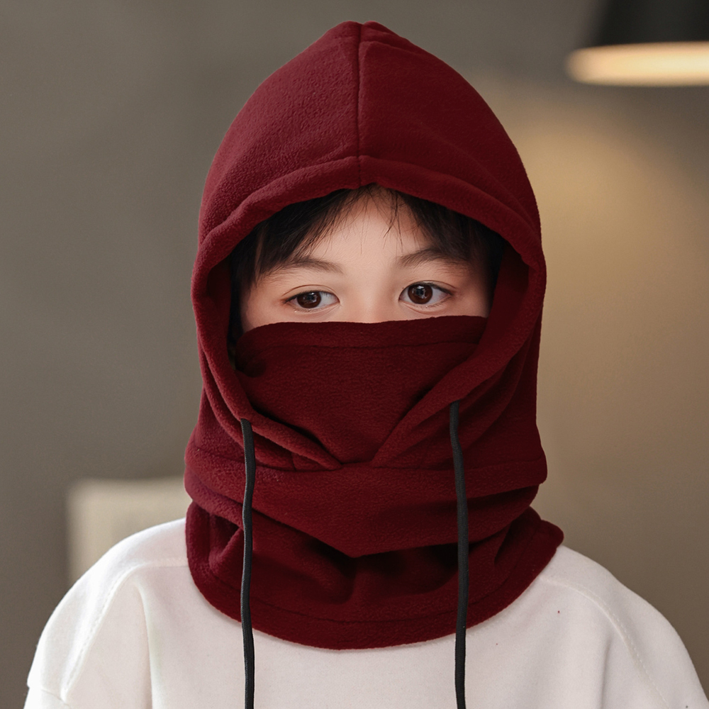 유아 아동 키즈 여아 남아 초등 어린이 학생 주니어 겨울 머플러 후드 목도리 모자 넥 워머 - 상세 이미지 2