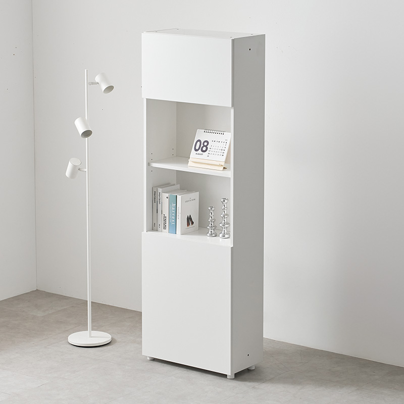 e스마트 와이즈 전면 수납 책장 400