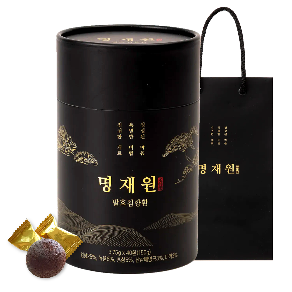 명재원 발효 침향환 산삼 침향환 말라센시스 침향 산삼환 박스형 - 상세 이미지 3