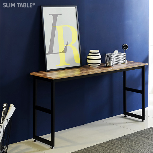 티테이블 사이드책상 거실 협탁 벽 창가 슬림 1500