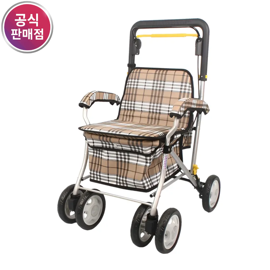 진산메디칼 노인 보행기 어르신 성인 어른 보행차 노인용 성인용 할머니 유모차 F-228 - 메인 이미지