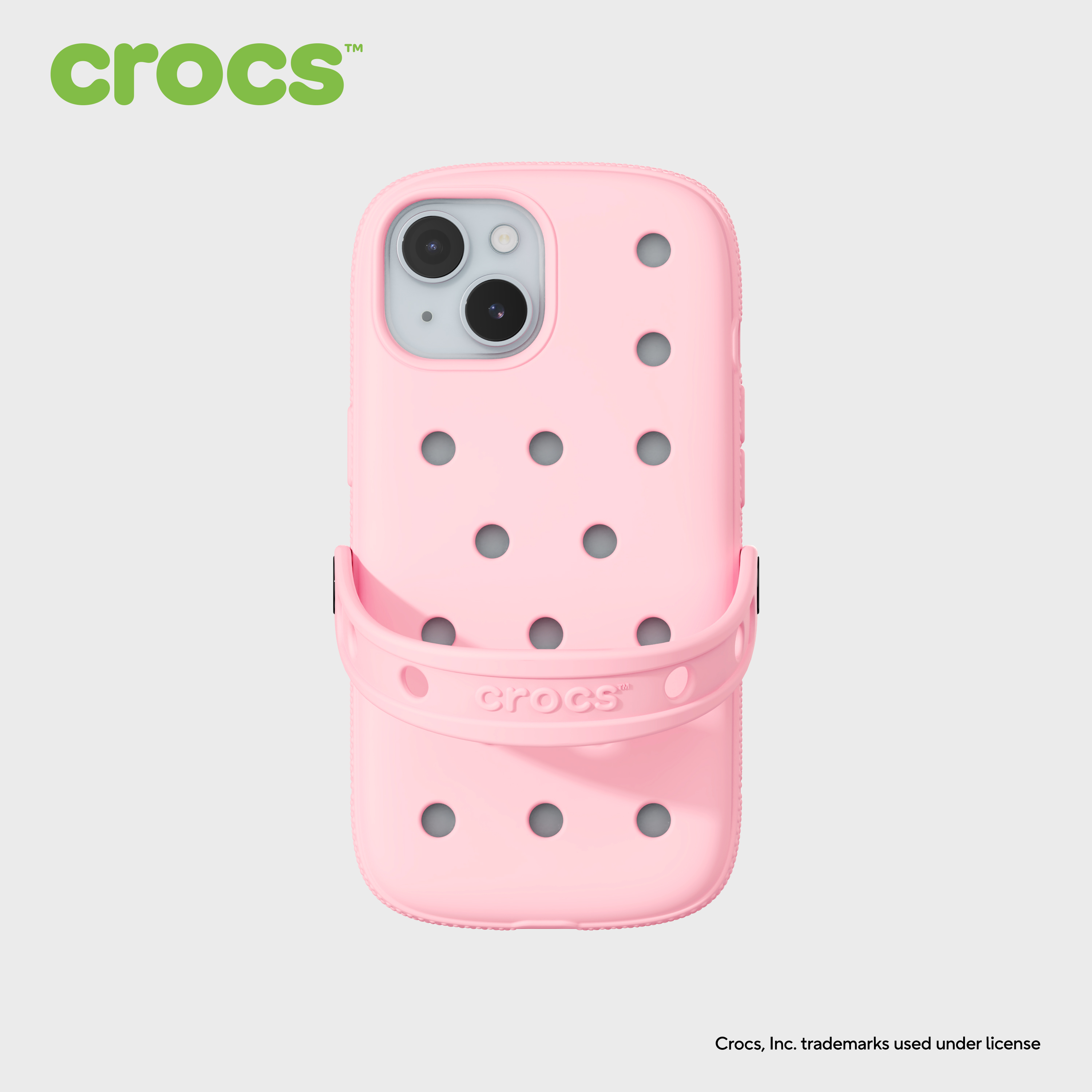 크록스 케이스 for iPhone 핑크 밀크, 아이폰15 - 상세 이미지 2