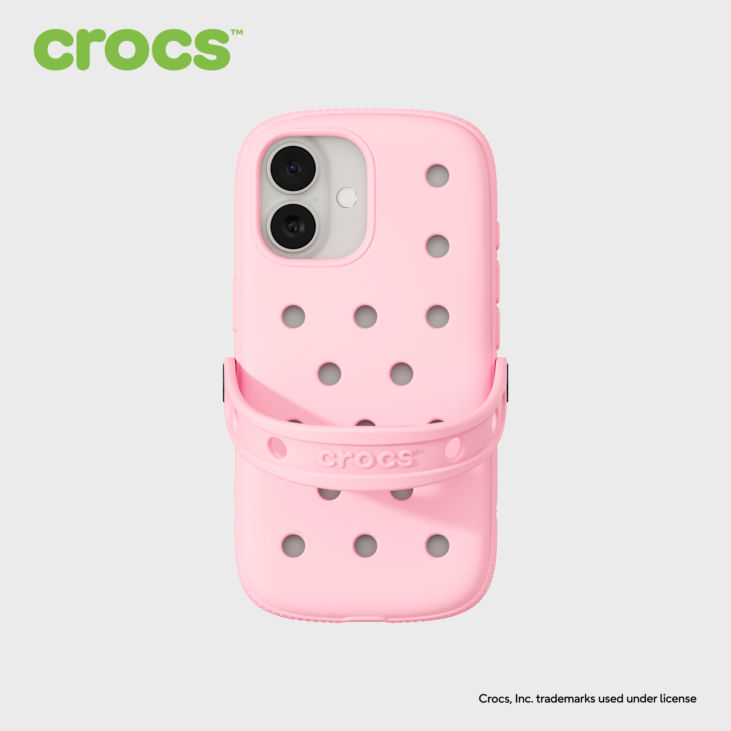 크록스 케이스 for iPhone 핑크 밀크, 아이폰16 - 상세 이미지 2