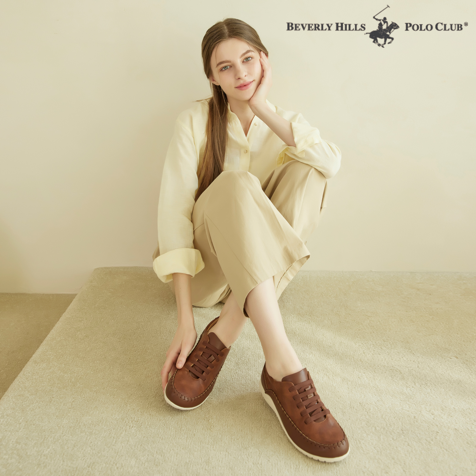 비버리힐즈폴로클럽 하프 여성 컴포트화 미니멀 로퍼, 편한신발, 편안한 구두, 단화 W - 상세 이미지 2