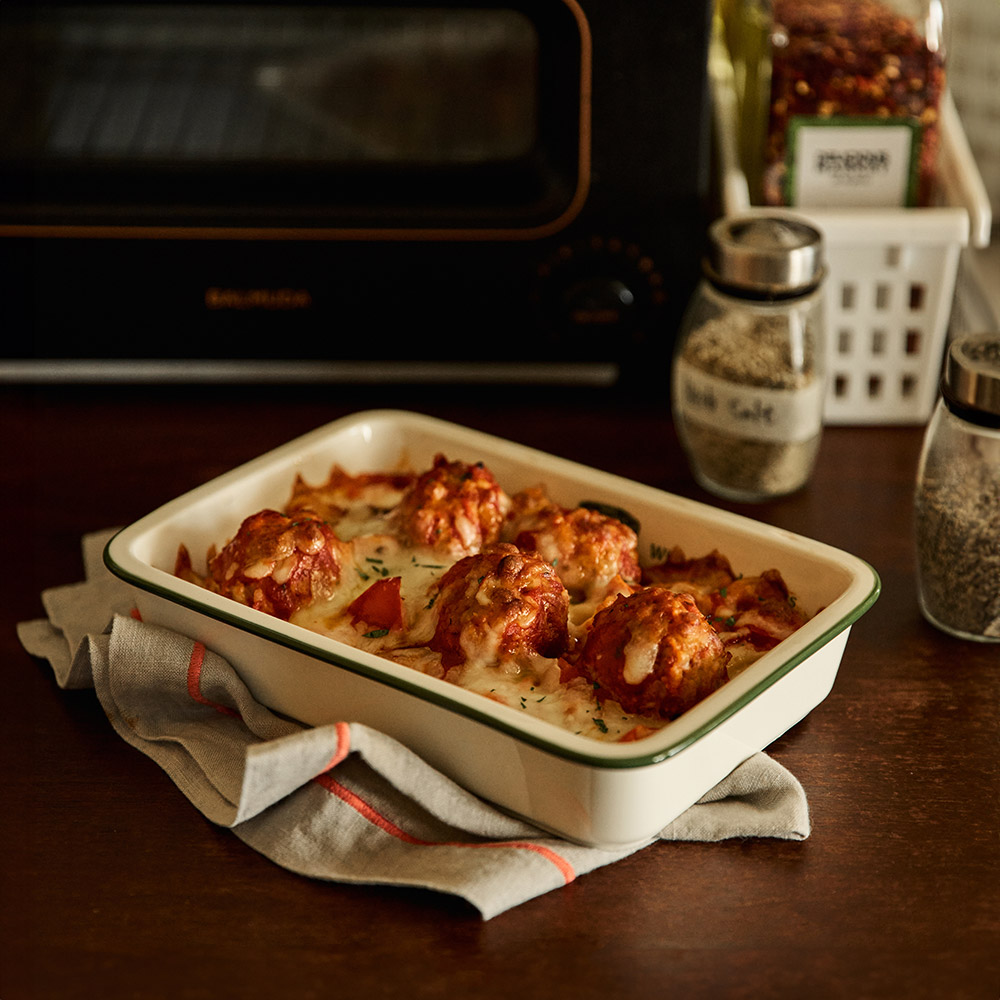 로렌스 런던 세라믹 트레이 밧드+스텐망 세트 오븐용기 에어프라이어 제품 이미지