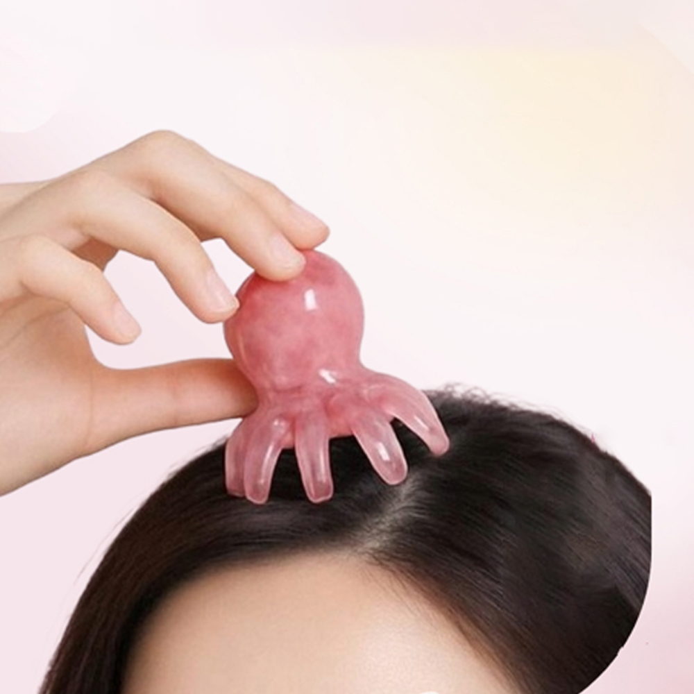 로에드 문어 괄사 마사지기 머리 지압 마사지 승모근 빗 림프순환 RC-02 이미지 2