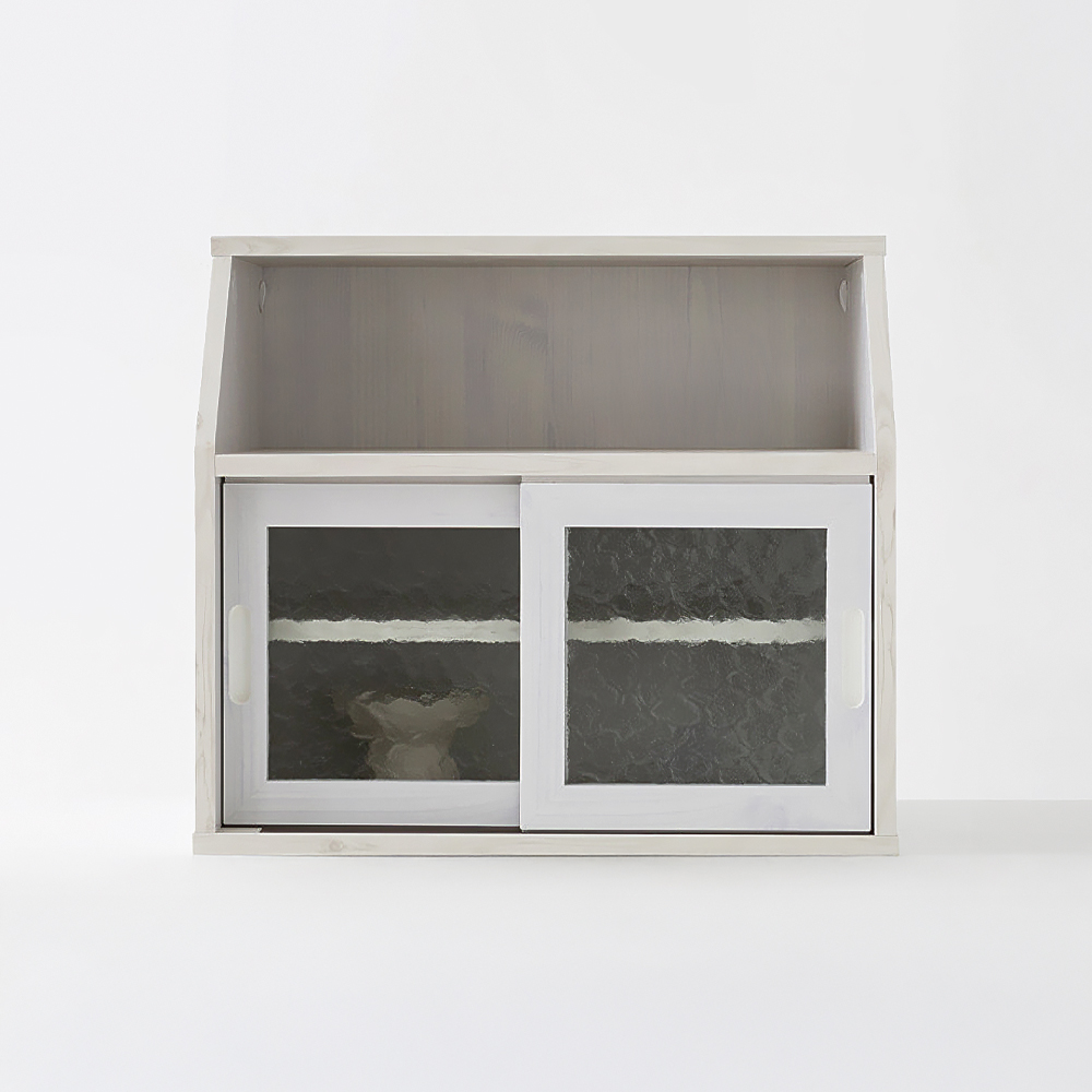 MUNIE 미니수납장 2문 B형 485x300x435mm, 2단, 화이트파인베니어 3354.3908