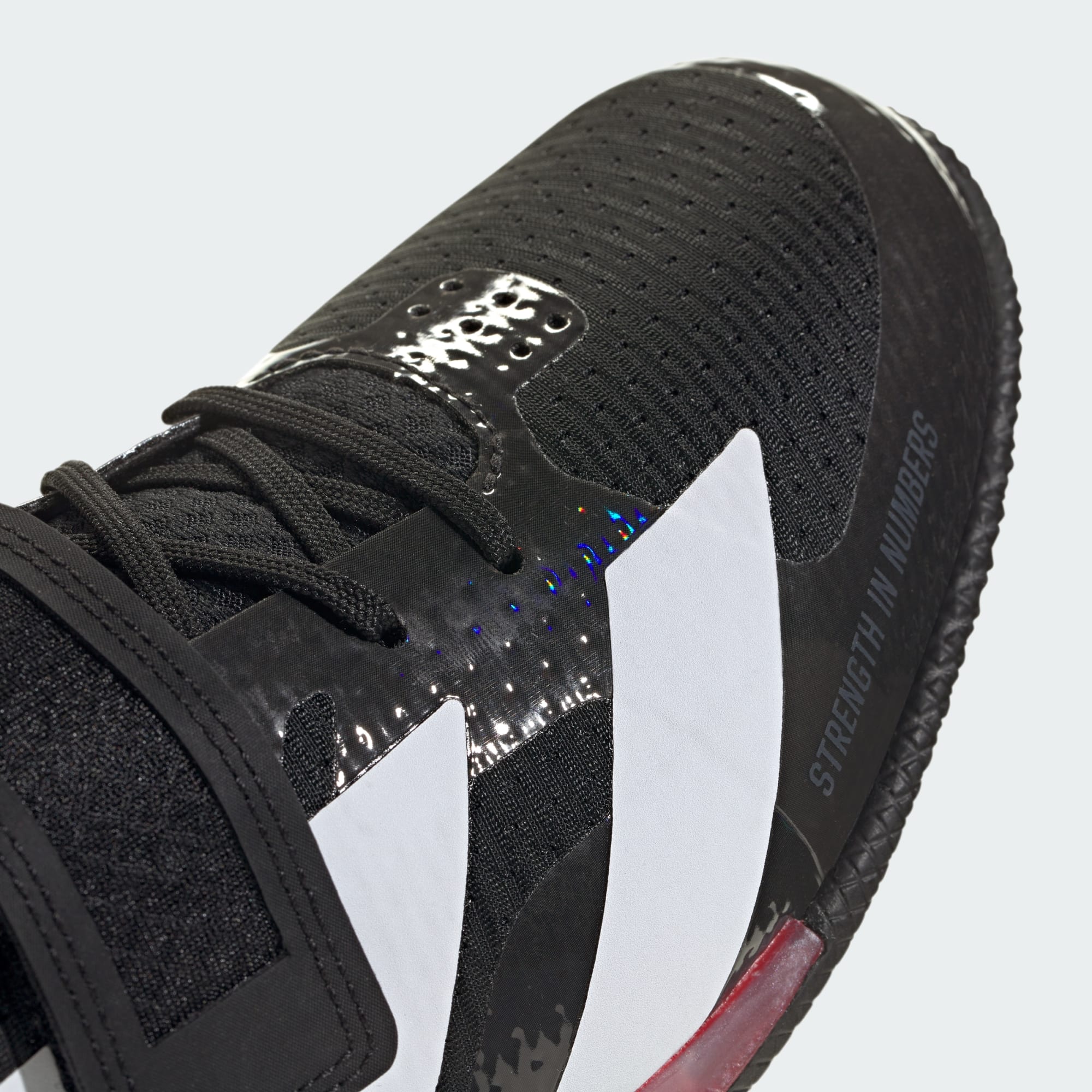 아디파워 역도화 Weightlifting 3 Black / Cloud White, US 9 이미지 6