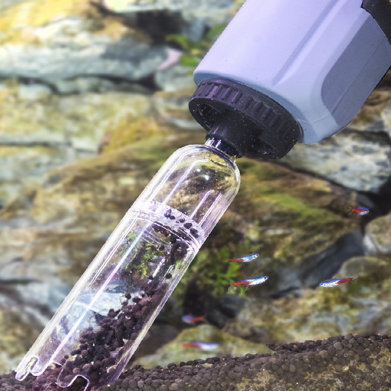 어항청소기 환수기 물교환기 물갈이 수조 수족관 전동 23W 표준 2m 주름관 - 상세 이미지 3