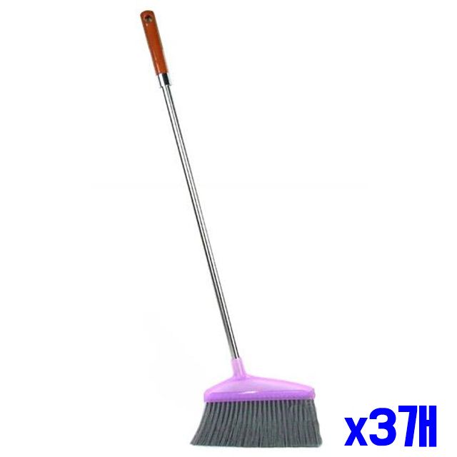 방빗자루 x3개 스텐손잡이 개털청소기 - 메인 이미지