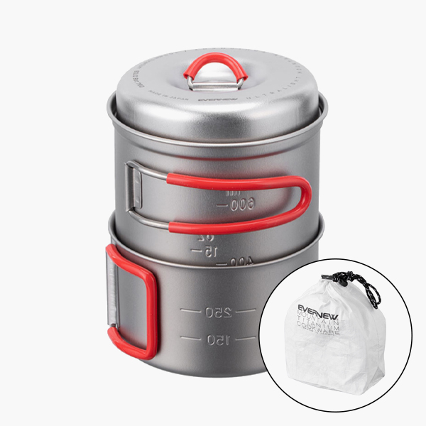 에버뉴 티타늄 UL 솔로 세트 750 백패킹 접이식 경량 냄비