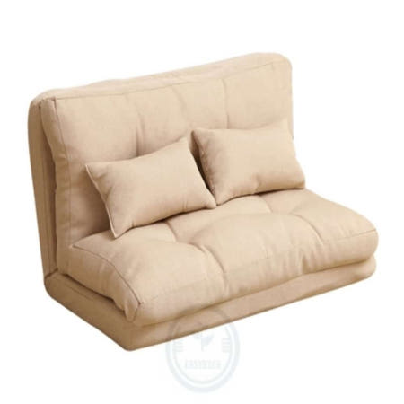 이지리치협력사 따뜻한잡화점 2인용 리클라이너 좌식소파침대 90cm 베이지 2인용좌식쇼파 폴딩침대