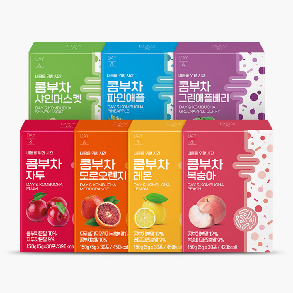 참앤들황토농원 데이엔 콤부차 7가지맛 5g 70개입, 1개