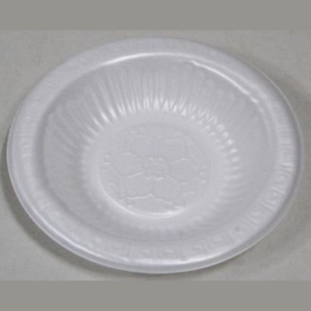 일회용 일회용공기 저발포 100mm 10개입 접시 길거리 - 메인 이미지