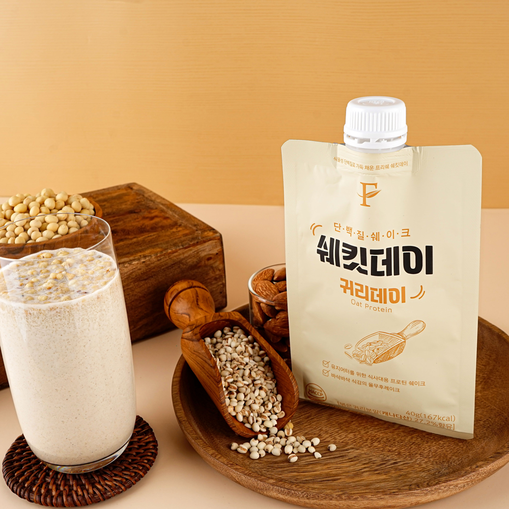 프리쉐 단백질 프로틴 쉐이크 쉐킷데이 귀리데이 40g 10개 이미지 7