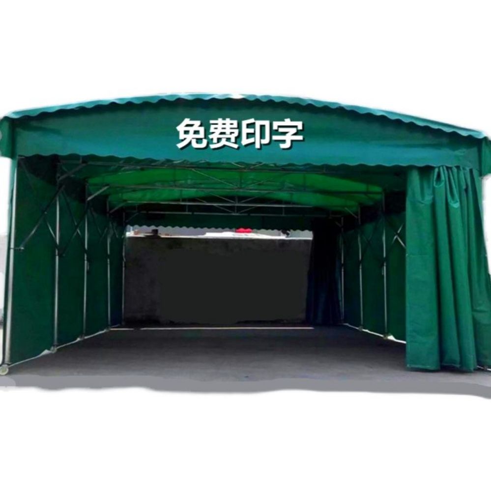이동식 천막 접이식 바퀴부착 창고 야외 그늘막 캐노피 3x3x2.5m 녹색