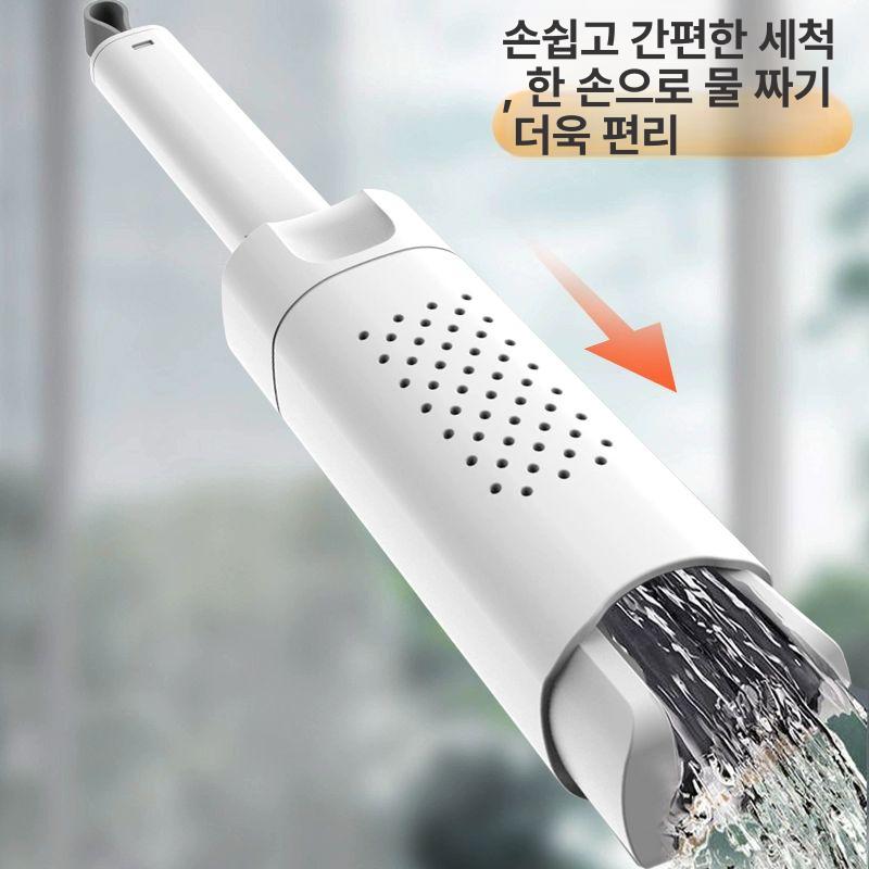 스펀지걸레 미니 밀대 핸디 물걸레 걸레 접이식 화장실 욕실 업그레이드형 손세탁 필요 대걸레+1개 - 상세 이미지 2