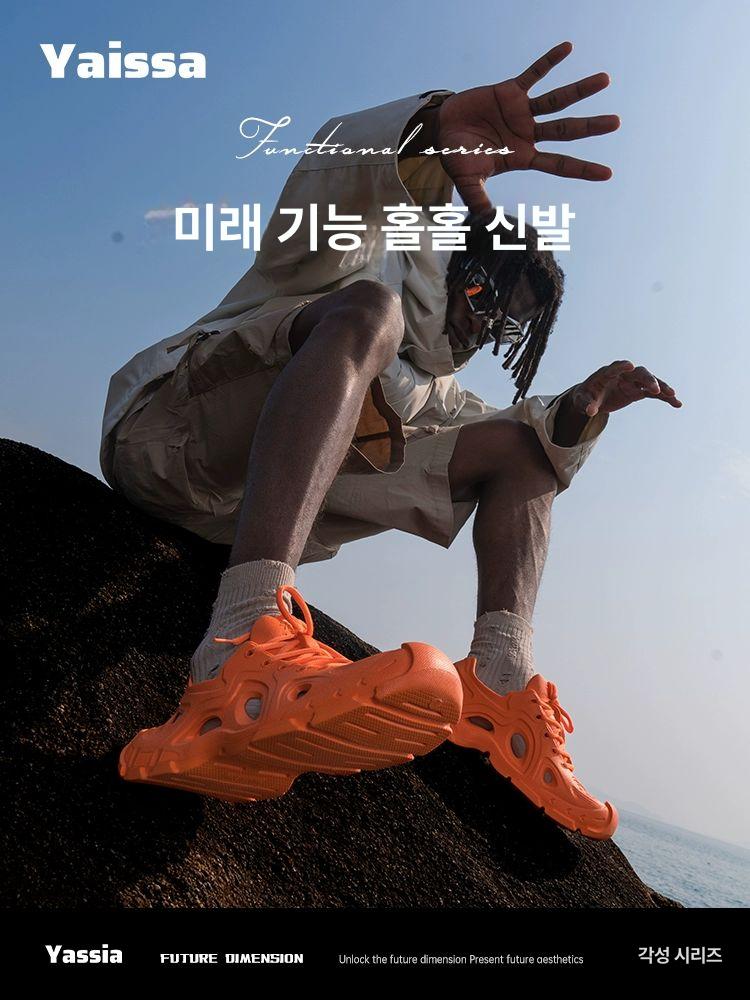 트래킹샌들 샌들 남성용 경량 트래킹 계곡화 경량화 운동화 신발 오닉스블랙 EVA 소재 남녀 공용 36 운동화 36-36.5 사이즈 - 상세 이미지 2