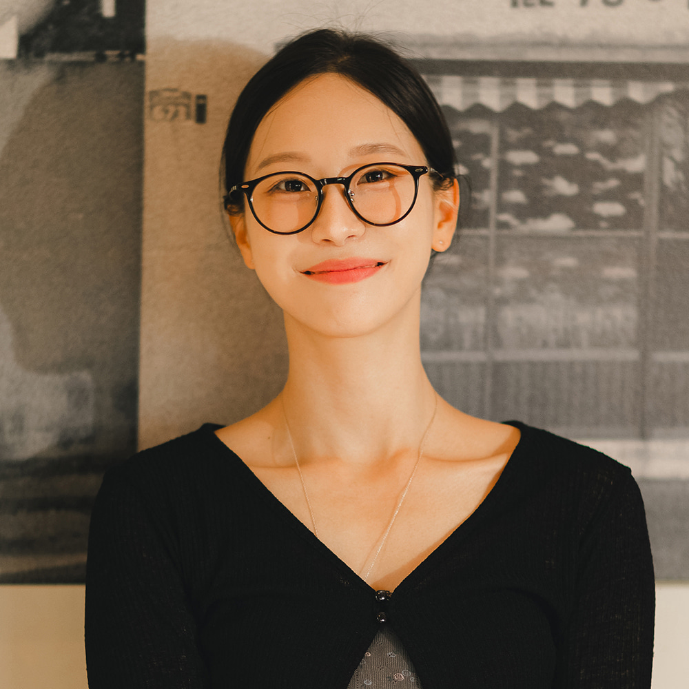 무사경 401 원형 동그리 안경 블루라이트 차단 렌즈 얇은 뿔테 안경 - 상세 이미지 2