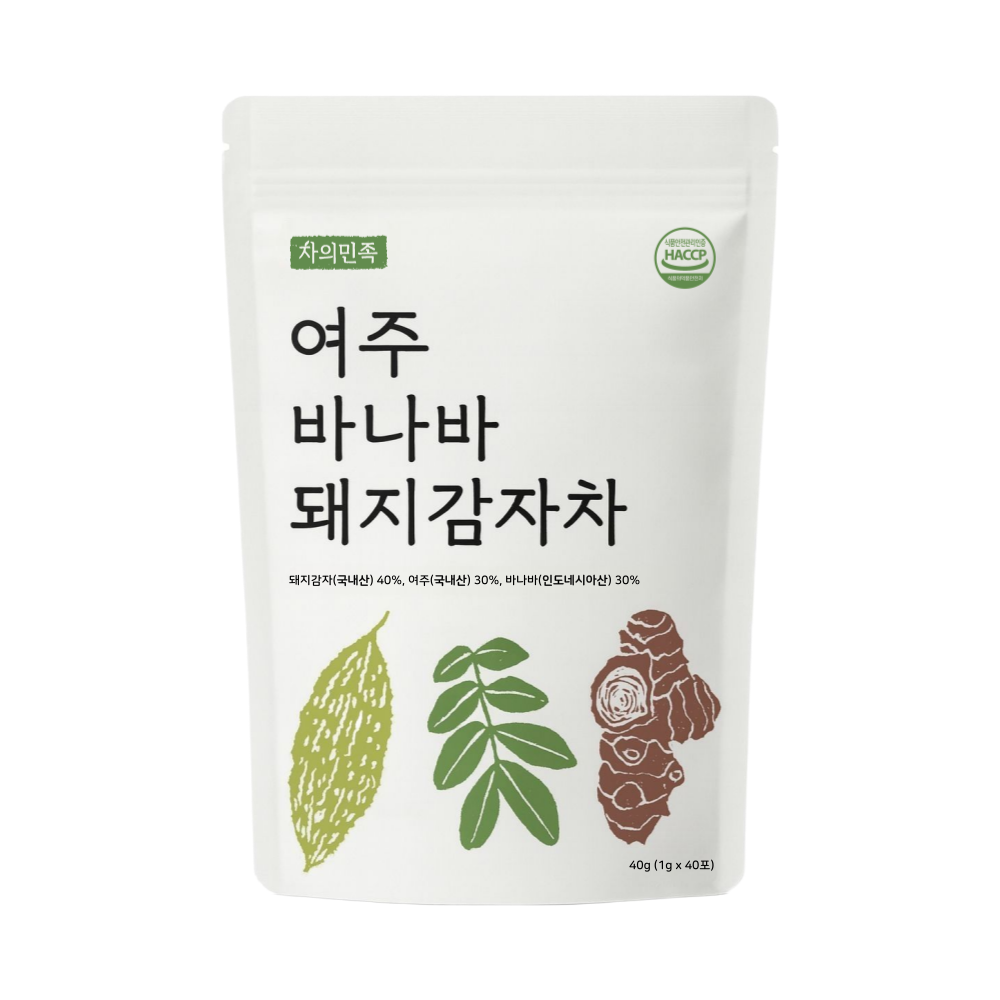 돼지감자차 여주차 바나바잎차 바나나 효능 카페인없는 혈당낮추는 티백 - 상세 이미지 5