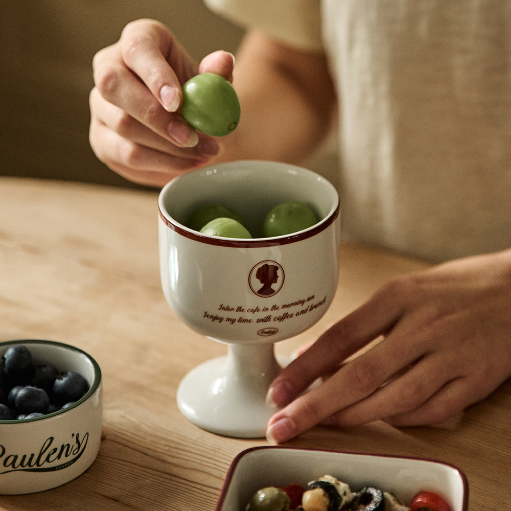 로렌스 런던 고블렛잔 2P 세트 도자기 와인잔 - 상세 이미지 3