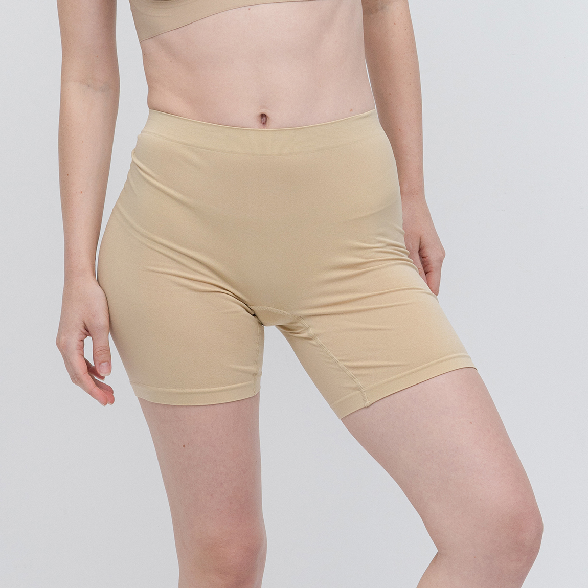 슬리밍 하이웨스트 롱 사각 여성 순면 드로즈 사각 빅사이즈 드로즈 팬티 속바지