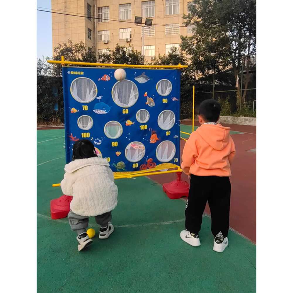 여름 축제 물풍선 던지기 과녁 게임 이벤트 놀이 용품 레드(대형 6+중형 6+소형 12) - 상세 이미지 5