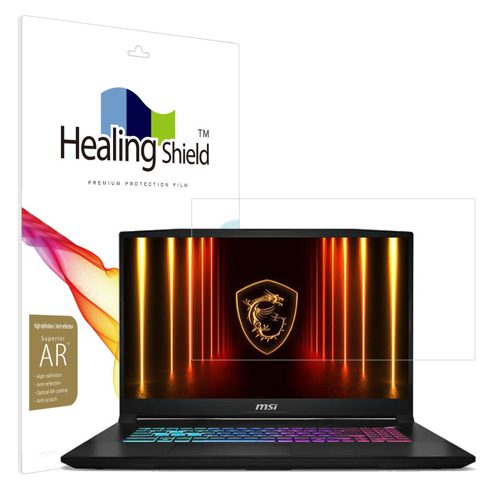 MSI 노트북 보호필름 부착 이미지