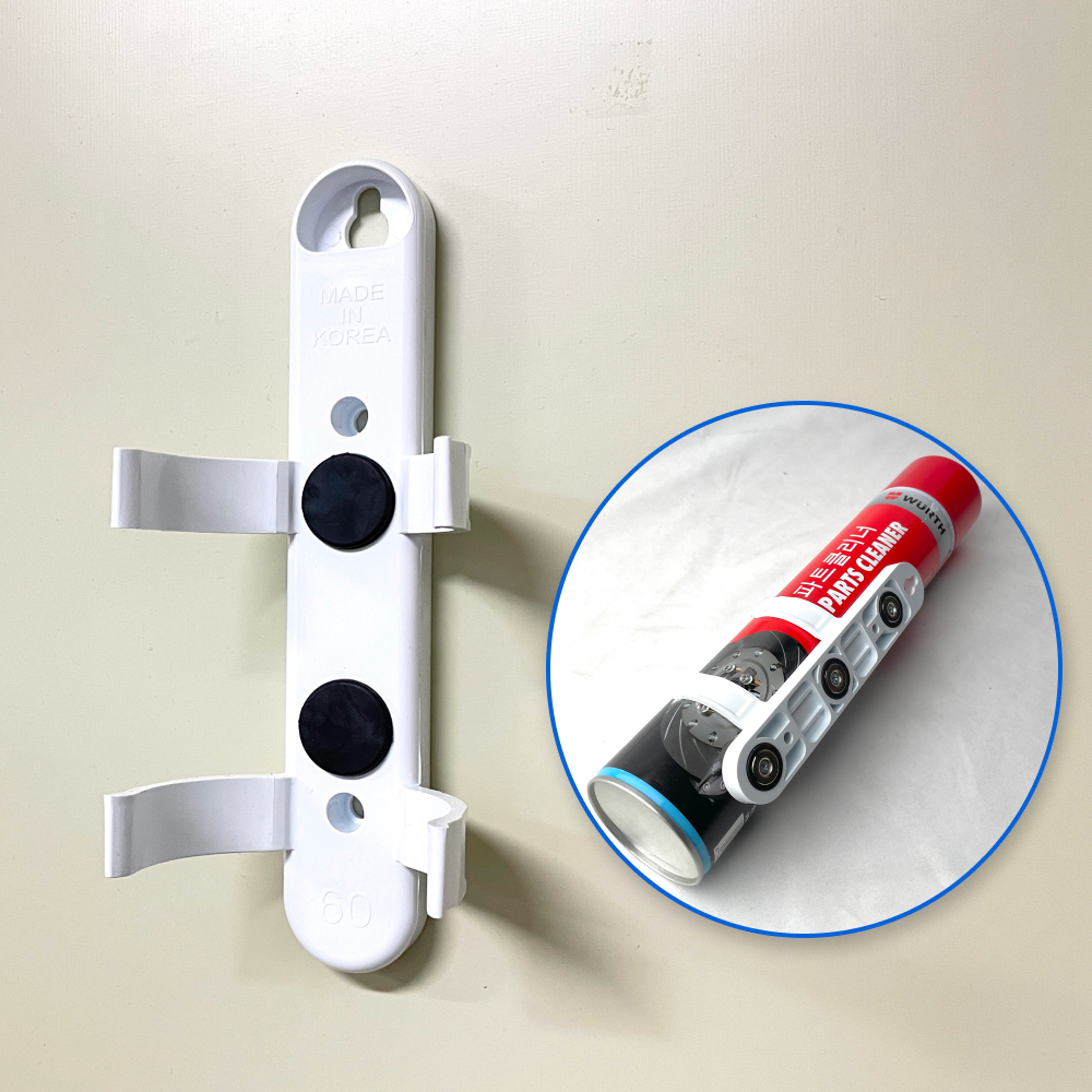 (국산)  초강력 자석 스프레이 캔 홀더 거치대 방청유 파츠크리너 윤활유 고정 보관 제품 이미지