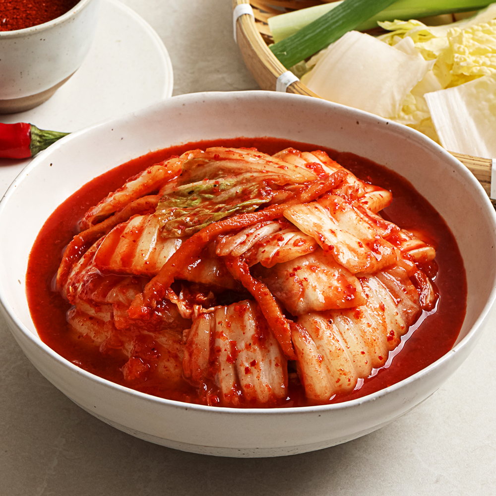 곰곰이네 국산 저염 썰은 배추 맛김치 3kg, 1개 - 상품 이미지