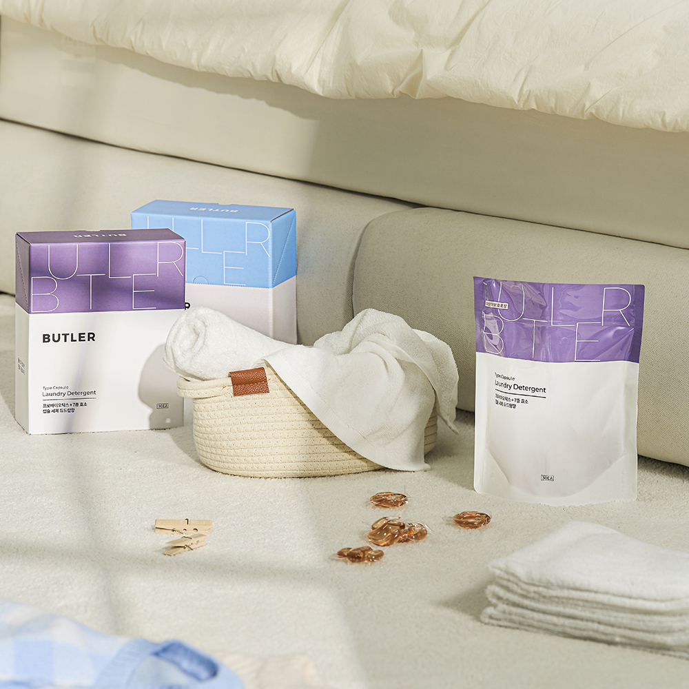 버틀러 프로바이오틱스 고농축 캡슐세제 화이트머스크향 30개입 1팩