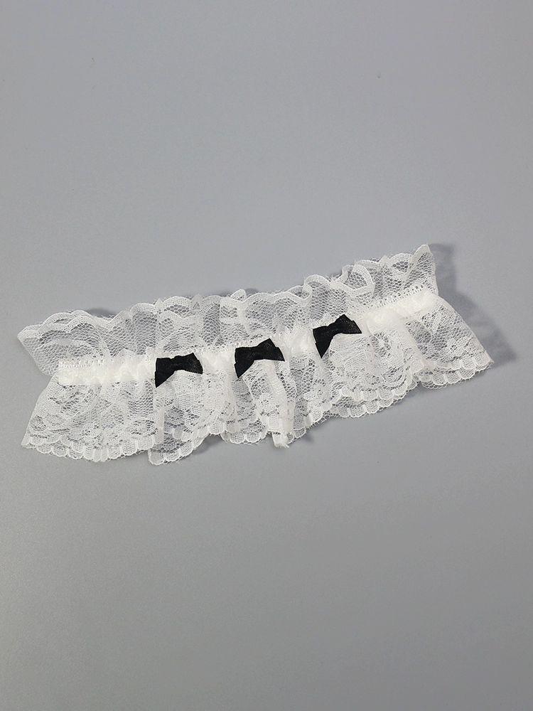 레이스 벨트 스트랩 스카프 슬림핏 속옷가터벨트 이벤트속옷 벨트속옷 화이트 13모델 1팩 - 상세 이미지 3