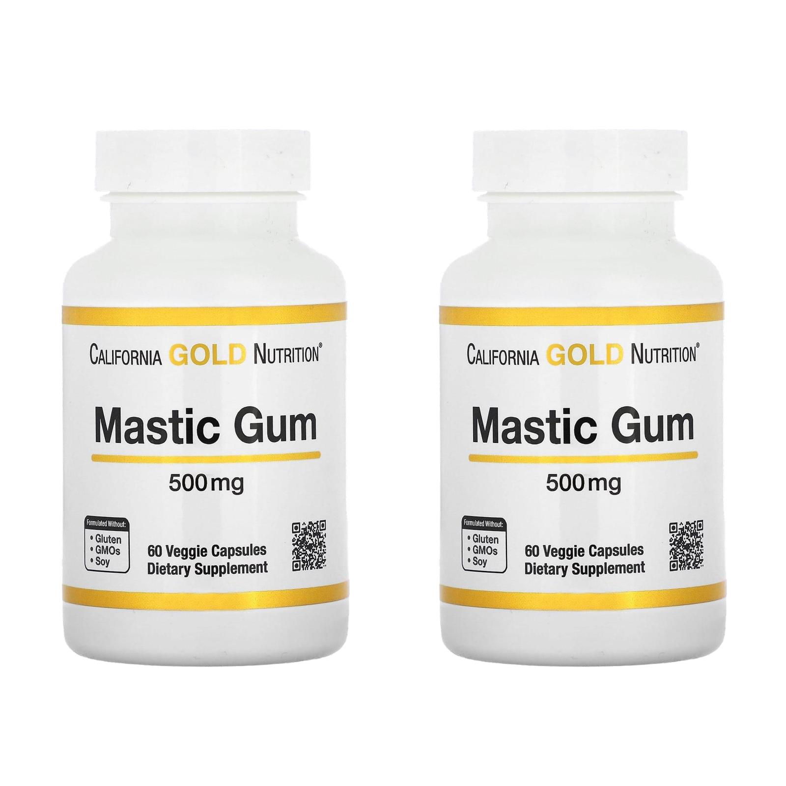 CGN 매스틱검 500mg Mastic Gum 60정 (2개) - 상품 이미지
