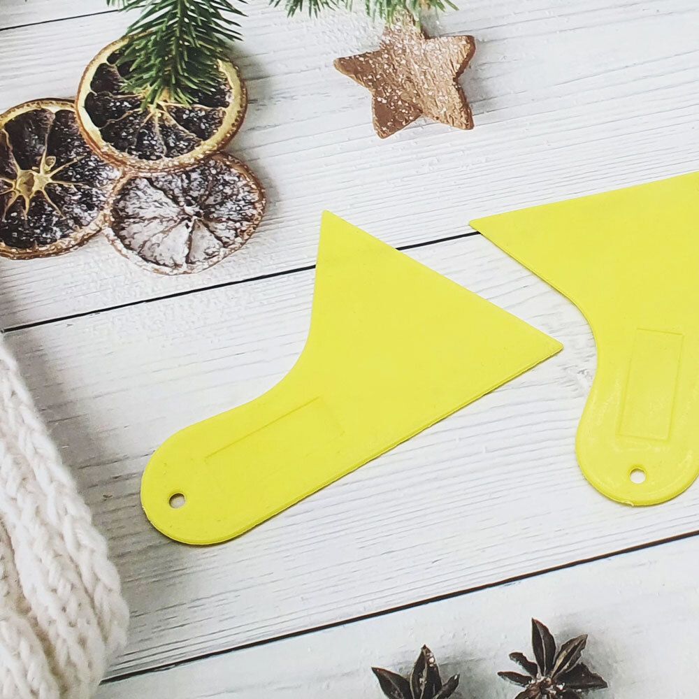 플라스틱 스크래퍼 삼각형 - 상품 이미지