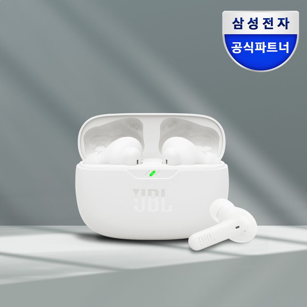 삼성전자 JBL WAVE BEAM2 노이즈캔슬링 무선 블루투스 이어폰 화이트 제품 이미지