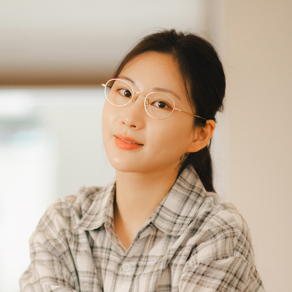 카나드 CA2454 가벼운 티타늄 긱시크 안경테 블루라이트 차단 렌즈 초경량 메탈 오벌형 안경 - 상세 이미지 3