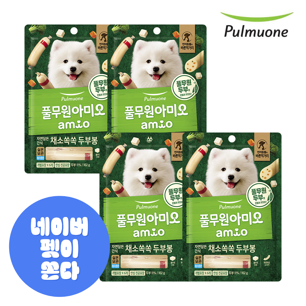 풀무원아미오 채소쏙쏙 두부봉 4봉(24개입)