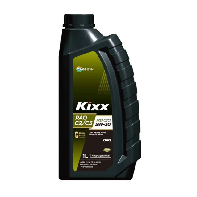 GS칼텍스 킥스 PAO C2/C3 5W-30 1리터 엔진오일 - 상품 이미지