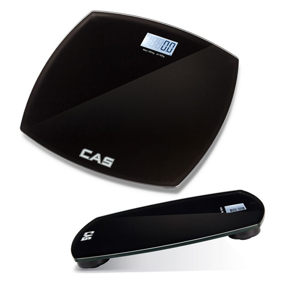 카스HE68 강화유리 체중계 180kg 다크블랙 디지털 체