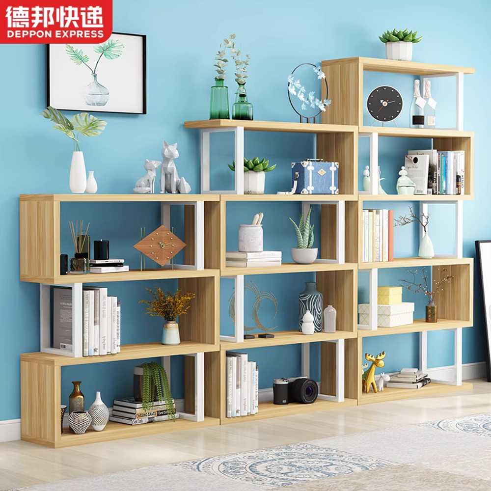 파티션책장 장식장 선반 만화 공간 분리 서재 침대옆 4단 폭90 깊이30 높이150cm 이미지 6