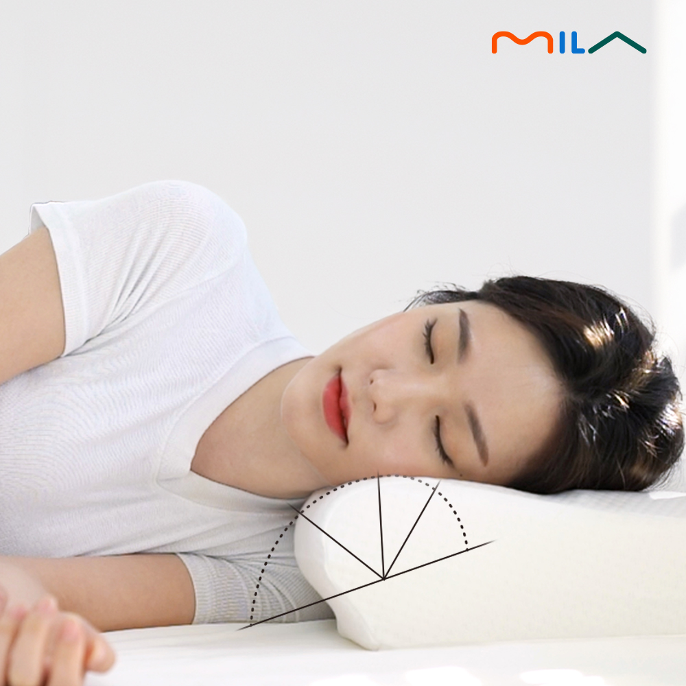 [병원 사용]밀라 목디스크 냉감 경추베개 메밀편백 쿨링 닥터올인원 화이트, 1개