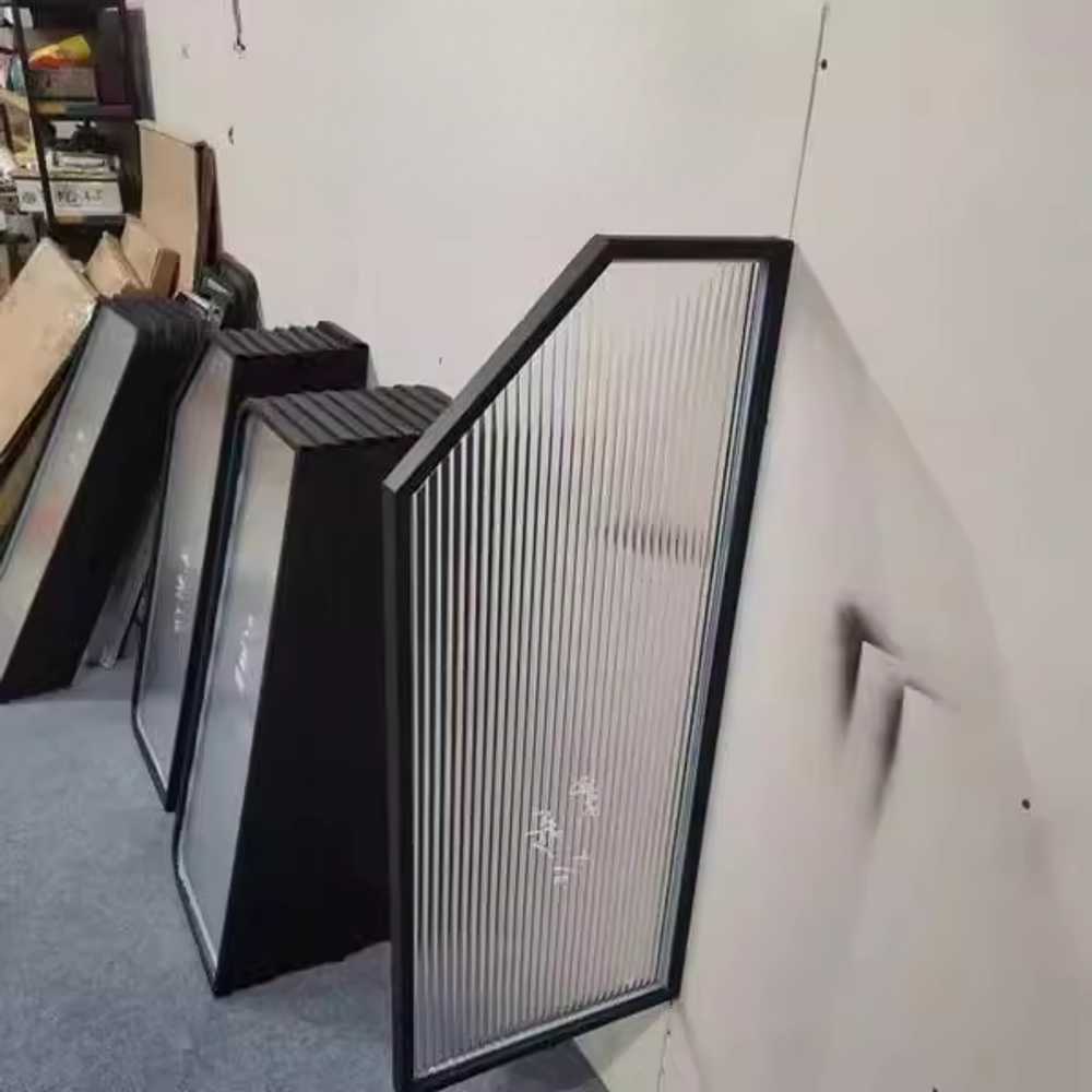 화장실 파티션 소변기 반투명 칸막이 공간 분리 판넬 40x90cm 블랙 - 상세 이미지 3