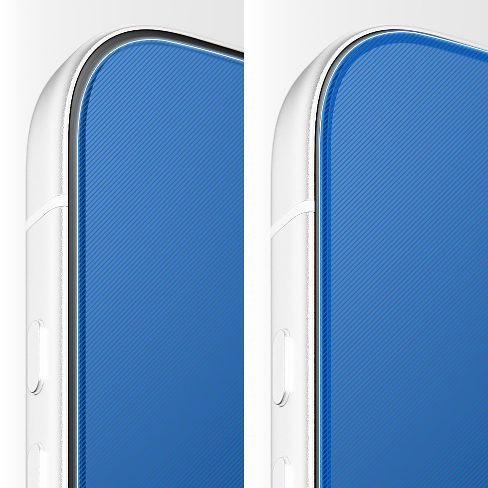 빅쏘 4D 풀커버 강화유리 필름 아이폰17, 1매입