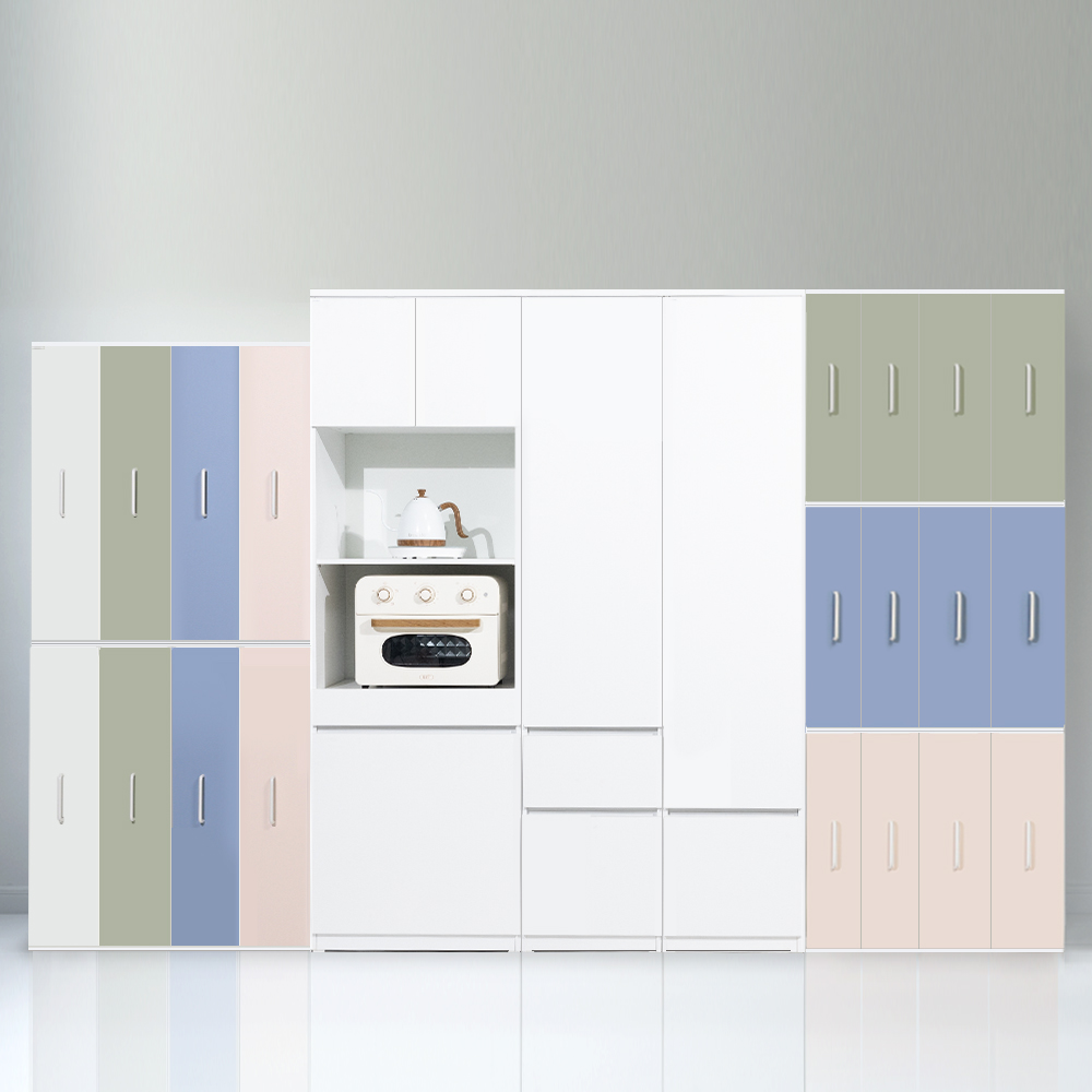 비스포크 슬라이딩 틈새장 폭160 깊이615 높이630 주방 냉장고 싱크대 수납장 팬트리장