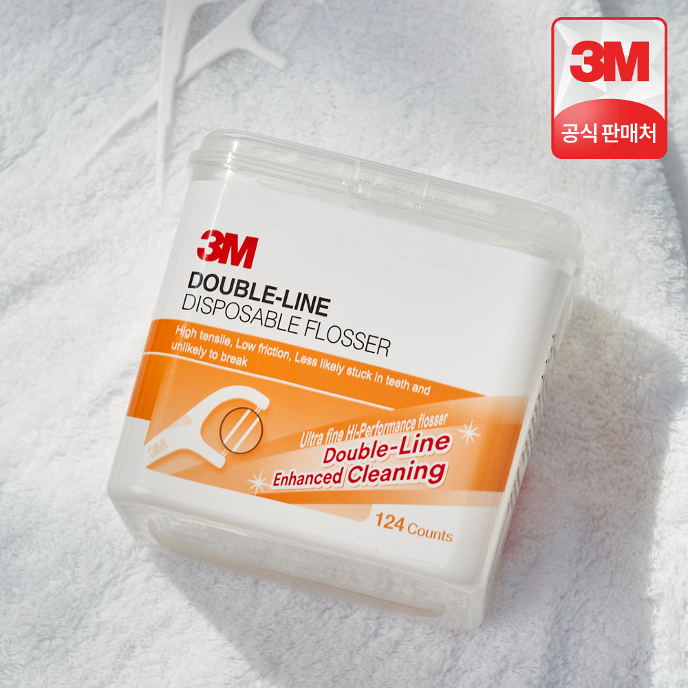 3M 더블라인 치실 Y형, 124개입, 1개 이미지 2