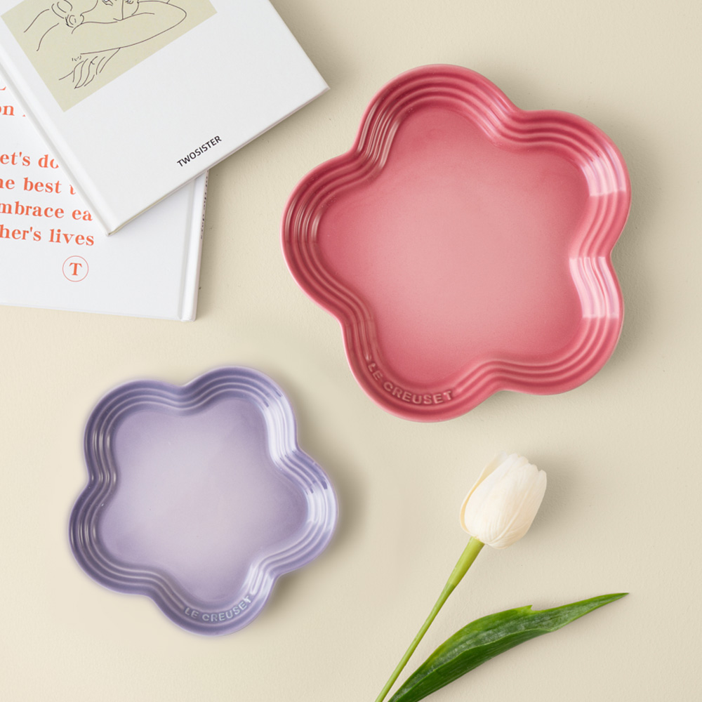 르크루제 플라워접시 2P세트 (14+19cm)