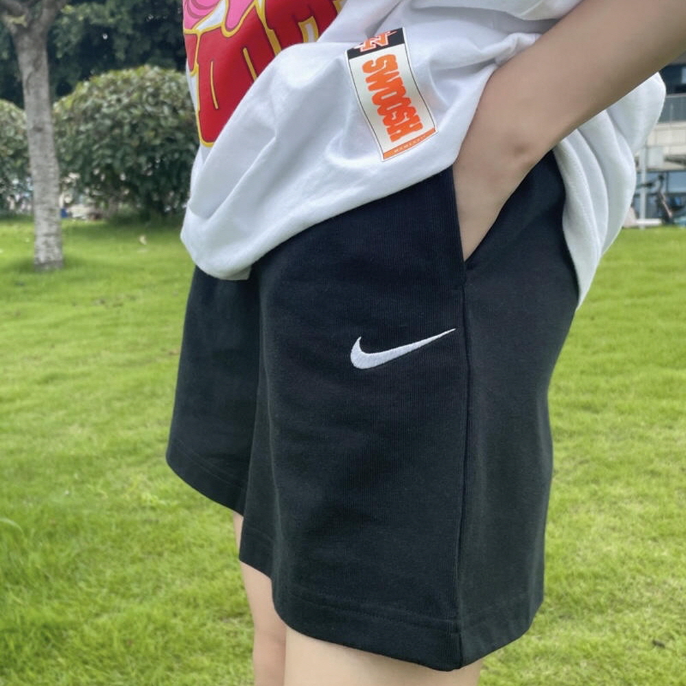 나이키 우먼즈 트레이닝 저지 쇼츠 블랙 DM6729-010 - 상세 이미지 3