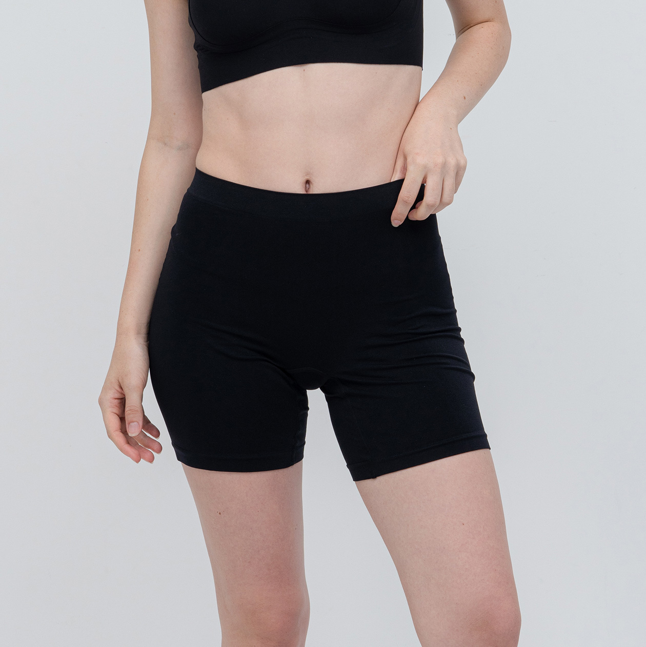 슬리밍 하이웨스트 롱 사각 여성 순면 드로즈 사각 빅사이즈 드로즈 팬티 속바지